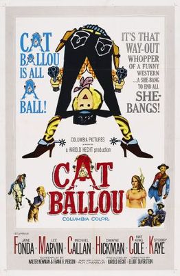 Cat Ballou movie poster (1965) mouse pad