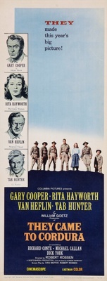 They Came to Cordura movie poster (1959) canvas poster
