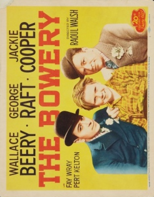 The Bowery movie poster (1933) wooden framed poster