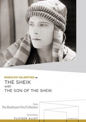 The Sheik movie poster (1921) metal framed poster