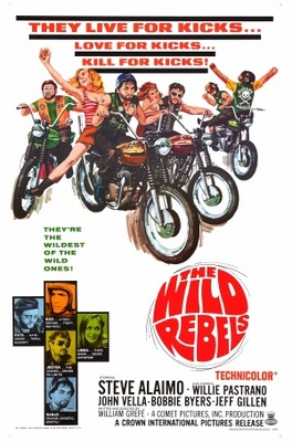 Wild Rebels movie poster (1967) wooden framed poster