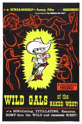 Wild Gals of the Naked West movie poster (1962) canvas poster