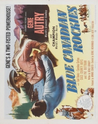 Blue Canadian Rockies movie poster (1952) hoodie