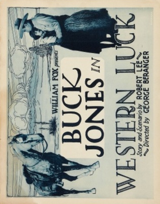 Western Luck movie poster (1924) pillow