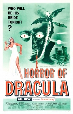 Dracula movie poster (1958) poster with hanger