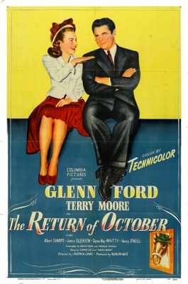 The Return of October movie poster (1948) Stickers MOV_68193c8c