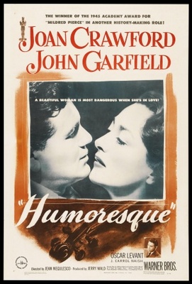 Humoresque movie poster (1946) wood print