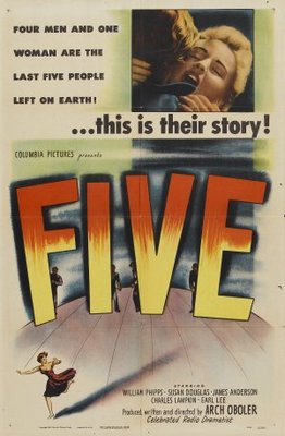 Five movie poster (1951) tote bag