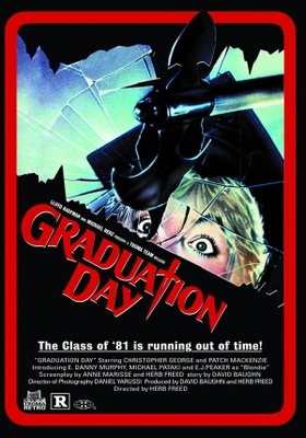 Graduation Day movie poster (1981) wooden framed poster