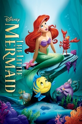 The Little Mermaid movie poster (1989) metal framed poster