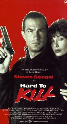 Hard To Kill movie poster (1990) poster with hanger