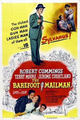 The Barefoot Mailman movie poster (1951) pillow