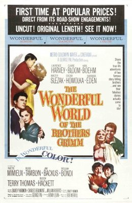 The Wonderful World of the Brothers Grimm movie poster (1962) wooden framed poster