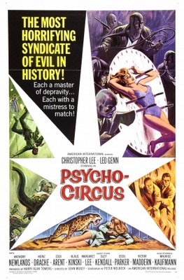 Circus of Fear movie poster (1966) canvas poster