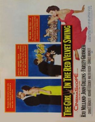 The Girl in the Red Velvet Swing movie poster (1955) t-shirt