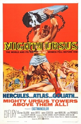 Ursus movie poster (1961) metal framed poster