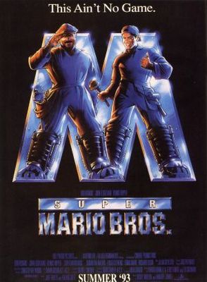 Super Mario Bros. movie poster (1993) poster with hanger