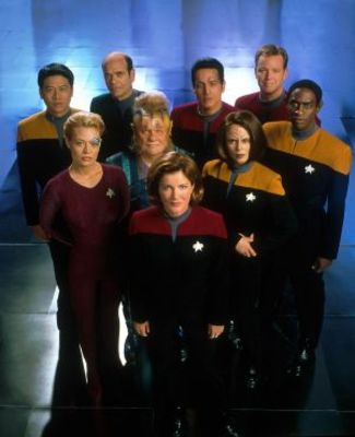 Star Trek: Voyager movie poster (1995) metal framed poster