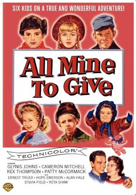 All Mine to Give movie poster (1957) metal framed poster