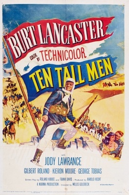 Ten Tall Men movie poster (1951) pillow