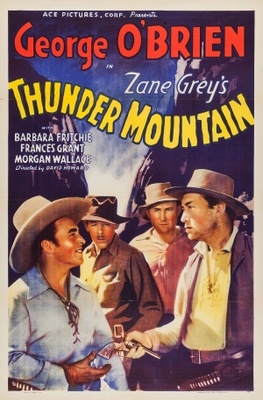 Thunder Mountain movie poster (1935) metal framed poster