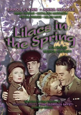 Lilacs in the Spring movie poster (1954) metal framed poster