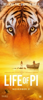 Life of Pi movie poster (2012) Stickers MOV_68fae797