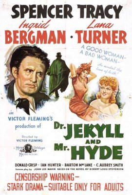 Dr. Jekyll and Mr. Hyde movie poster (1941) wood print