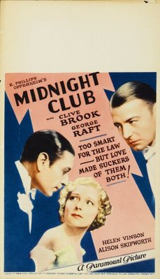 The Midnight Club movie poster (1933) canvas poster