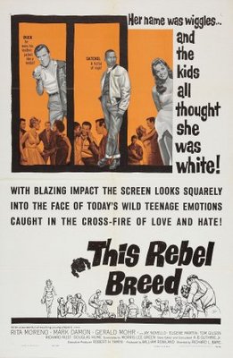 This Rebel Breed movie poster (1960) canvas poster
