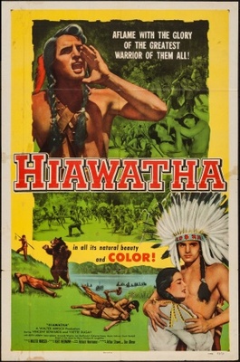 Hiawatha movie poster (1952) poster with hanger