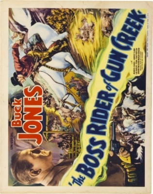 The Boss Rider of Gun Creek movie poster (1936) wooden framed poster
