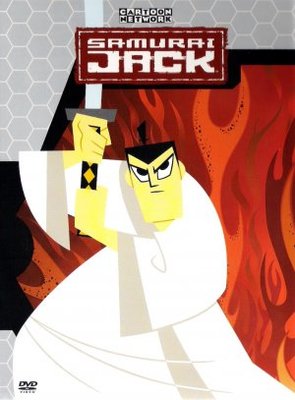 Samurai Jack movie poster (2001) wooden framed poster
