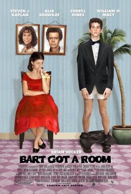Bart Got a Room movie poster (2008) wood print