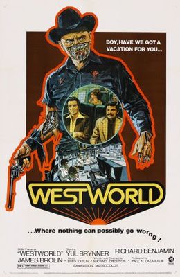 Westworld movie poster (1973) pillow