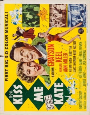 Kiss Me Kate movie poster (1953) metal framed poster