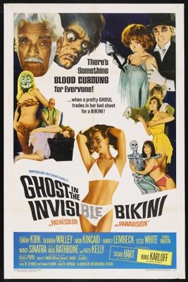 The Ghost in the Invisible Bikini movie poster (1966) tote bag