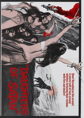 Daughters of Satan movie poster (1972) metal framed poster