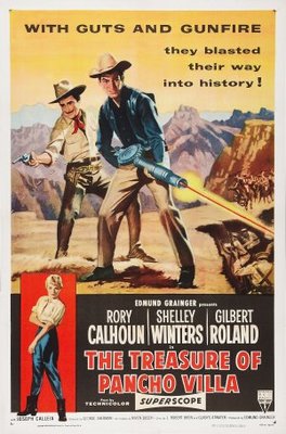 The Treasure of Pancho Villa movie poster (1955) mouse pad