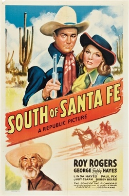 South of Santa Fe movie poster (1942) metal framed poster