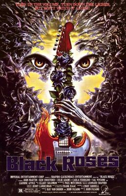 Black Roses movie poster (1988) canvas poster
