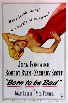 Born to Be Bad movie poster (1950) tote bag