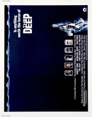 The Deep movie poster (1977) wood print