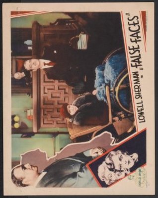 False Faces movie poster (1943) pillow