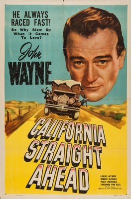 California Straight Ahead! movie poster (1937) wooden framed poster