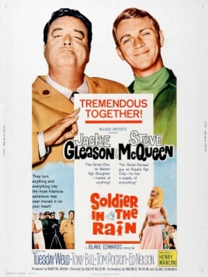 Soldier in the Rain movie poster (1963) metal framed poster