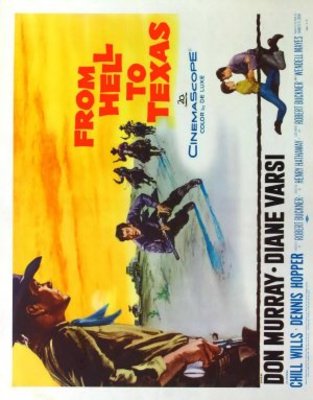From Hell to Texas movie poster (1958) hoodie