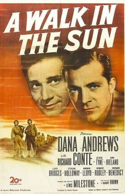 A Walk in the Sun movie poster (1945) poster with hanger