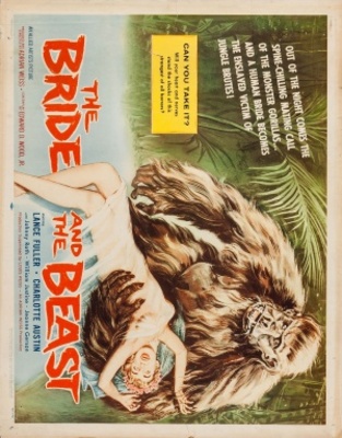 The Bride and the Beast movie poster (1958) wood print
