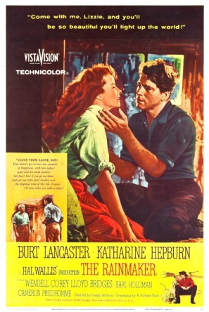 The Rainmaker movie poster (1956) wood print